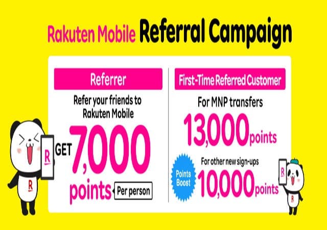 Apply for Rakuten Mobile and Get Up to 13,000円 in Rakuten Points